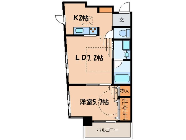 相原第二ルネスビルの物件間取画像